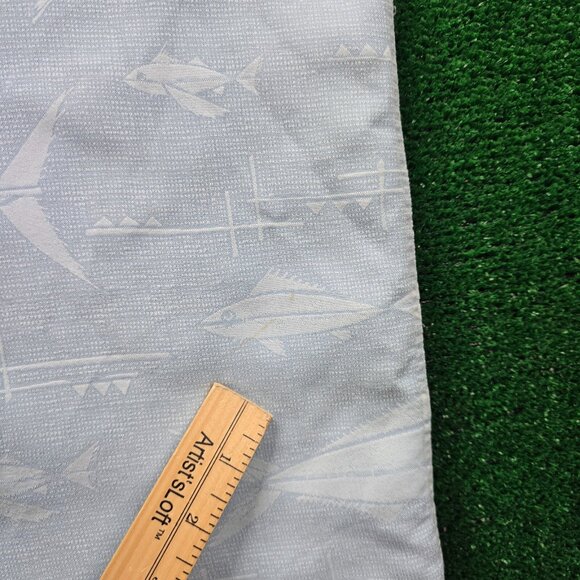 Quicksilver Shirt Mens Large Blue Waterman Collection Fish AOP Outdoors‎ Summer - Picture 7 of 11